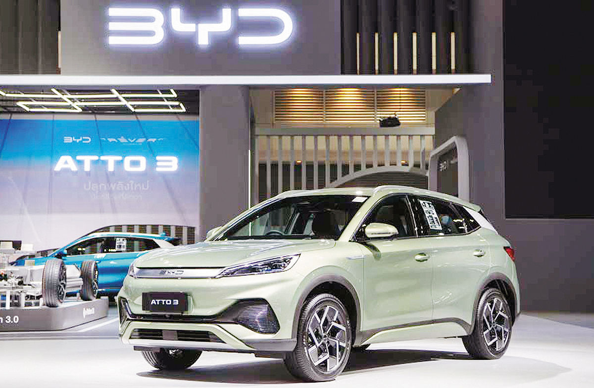 افت فروش BYD از رقبا
